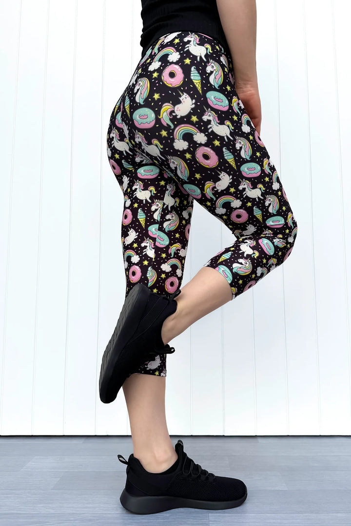 Caticorn Unicorn - Casual - Capri Leggings
