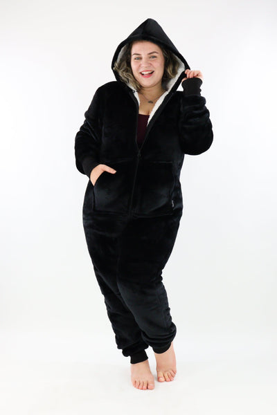 Black - Sherpa Onesie