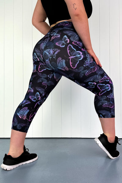 Butterfly Beauty - Casual - Capri Leggings