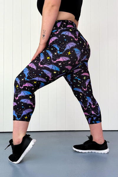 Going Batty - Casual - Capri Leggings