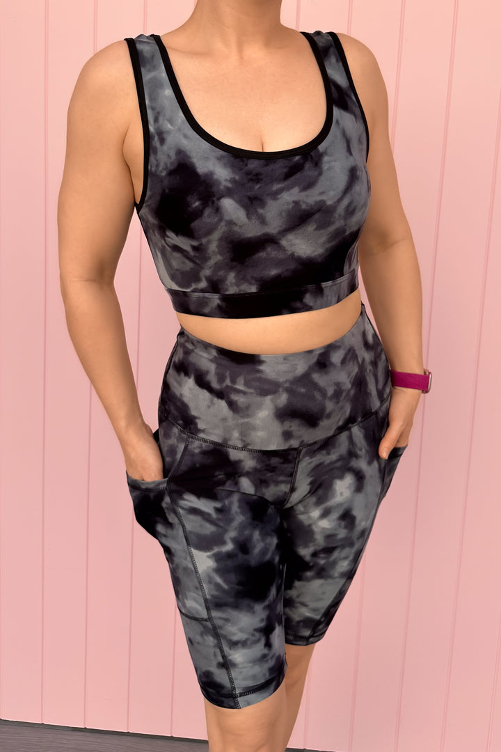 Stormy Tie Dye - Long Shorts - Hybrid 2.0 - Pockets