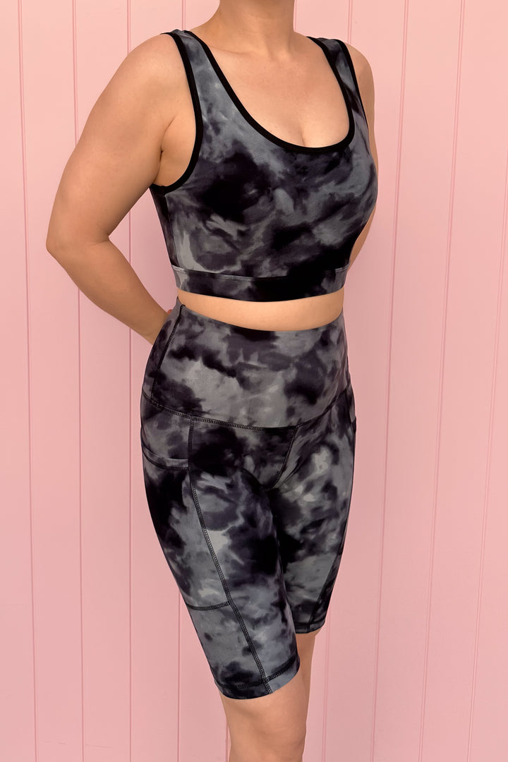 Stormy Tie Dye - Long Shorts - Hybrid 2.0 - Pockets