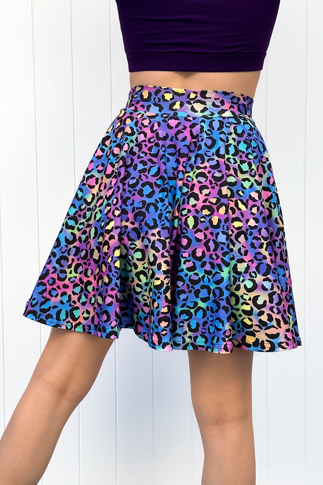 Seraphine Mini Skirt - Vivid Leopard