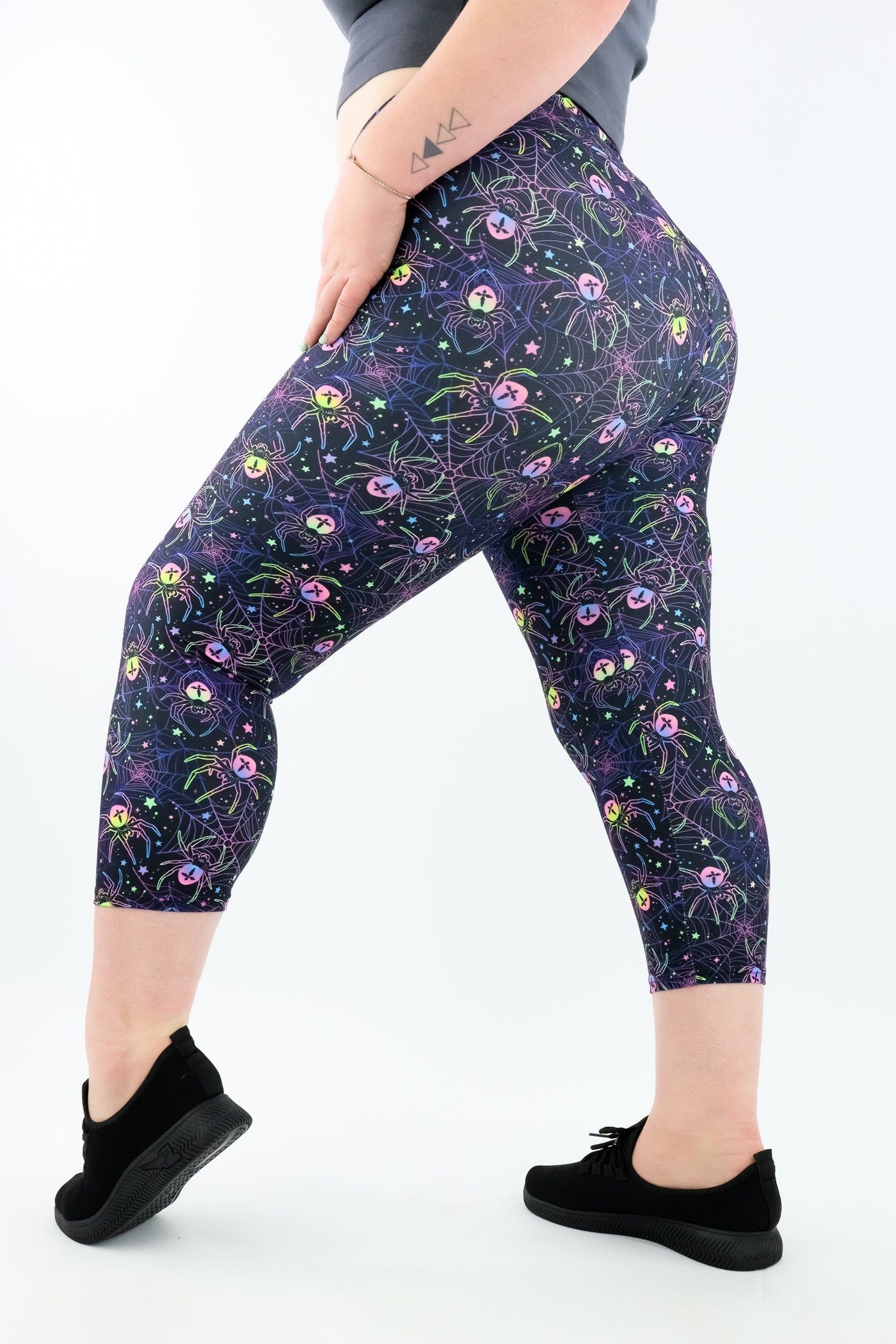 Cute but Deadly - Casual - Capri Leggings Casual Capri Leggings Pawlie   