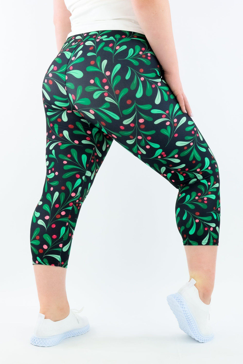 Mistletoe - Casual - Capri Leggings Casual Capri Leggings Pawlie   