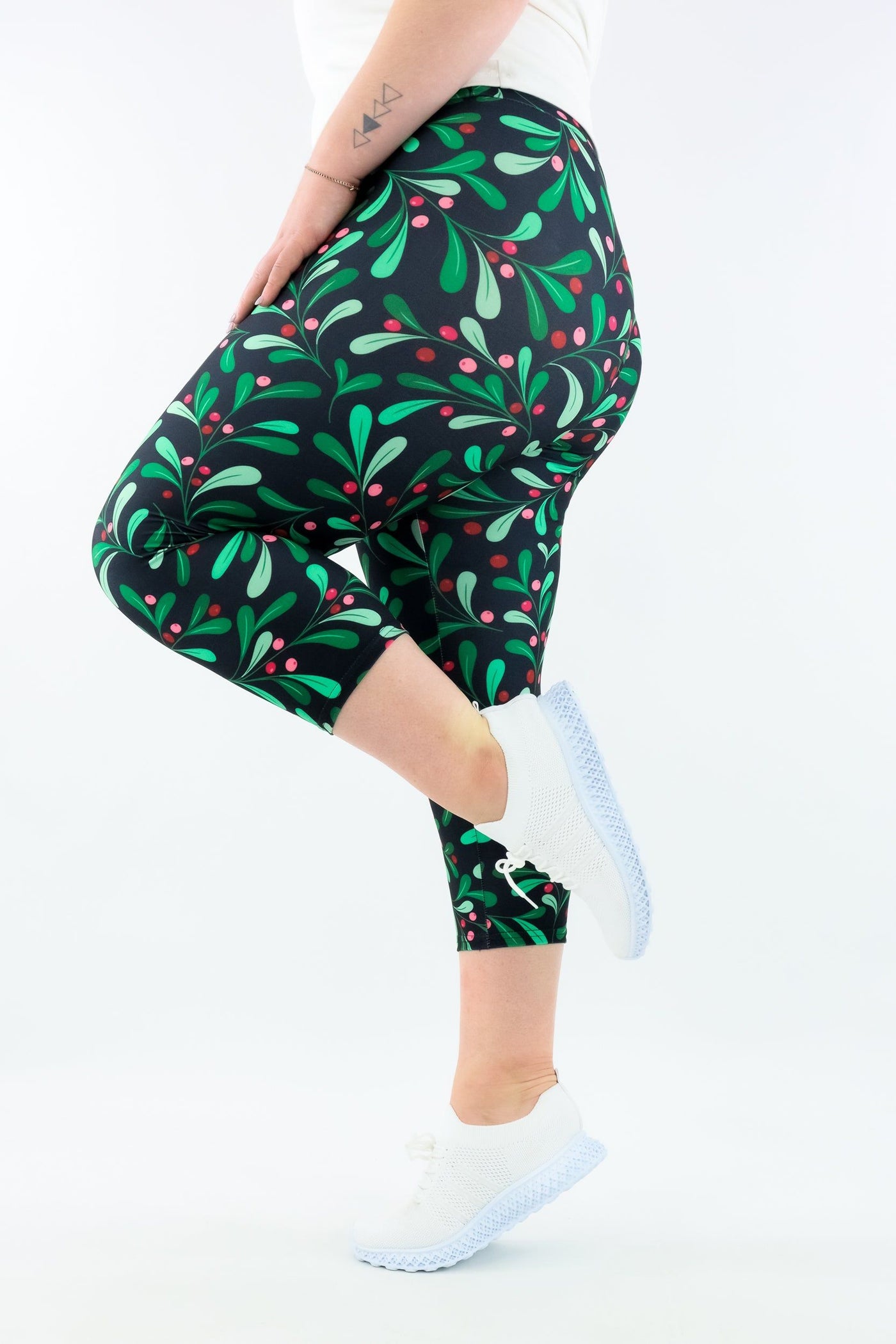 Mistletoe - Casual - Capri Leggings Casual Capri Leggings Pawlie   