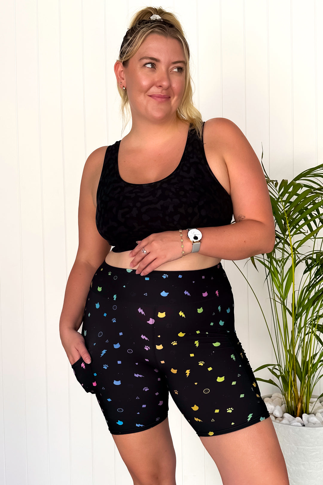 Catfetti - Casual - Mid Shorts - Pockets