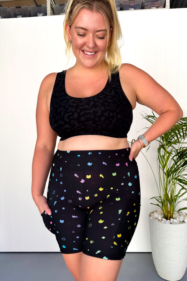 Catfetti - Casual - Mid Shorts - Pockets