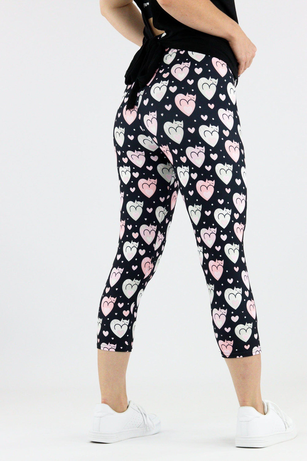 Cat Love - Casual Capri Leggings Casual Capri Leggings Pawlie   