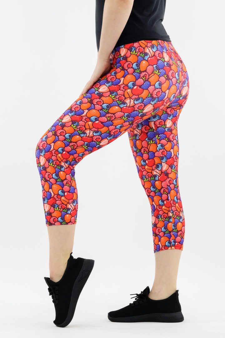 Very Berry - Casual - Capri Leggings Casual Capri Leggings Pawlie   