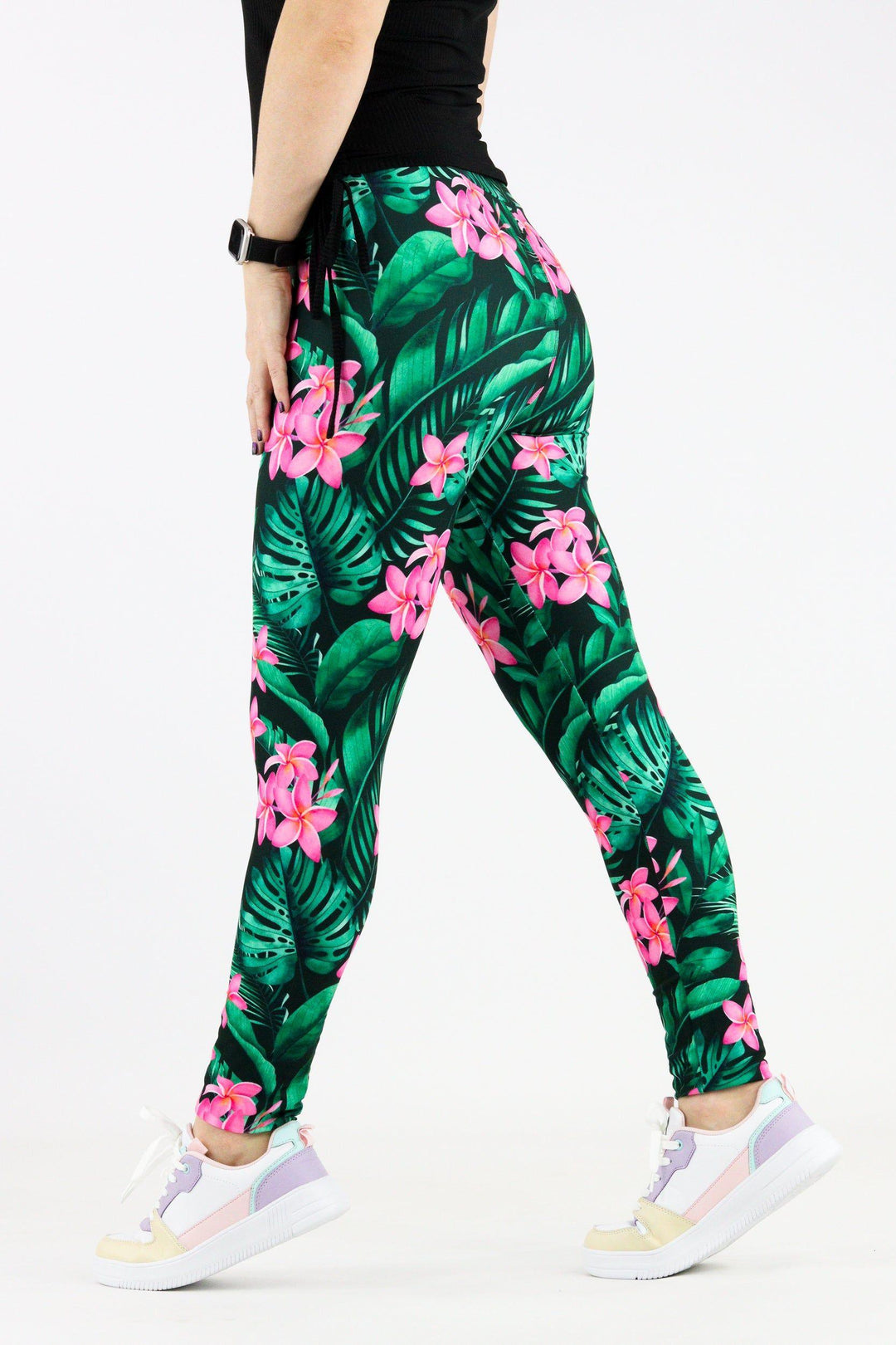 Tropical Oasis - Casual Full Leggings Casual Full Leggings Pawlie   
