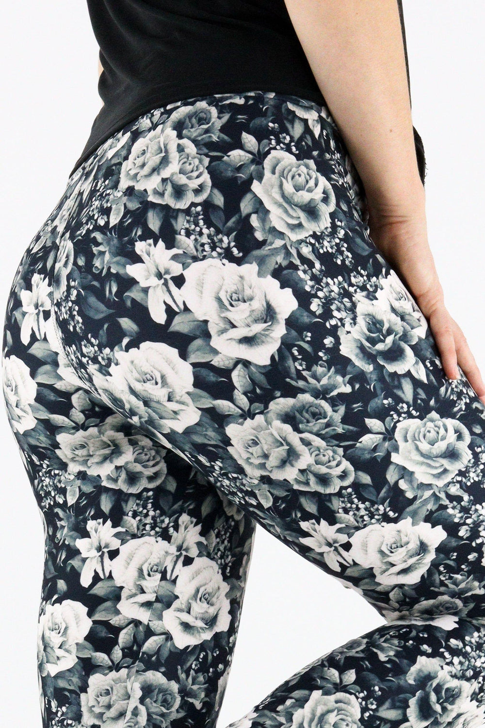Vintage Rose - Casual Full Leggings Casual Full Leggings Pawlie   