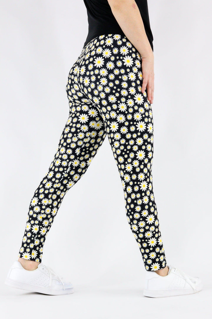Little Daisies - Casual Full Leggings Casual Full Leggings Pawlie   