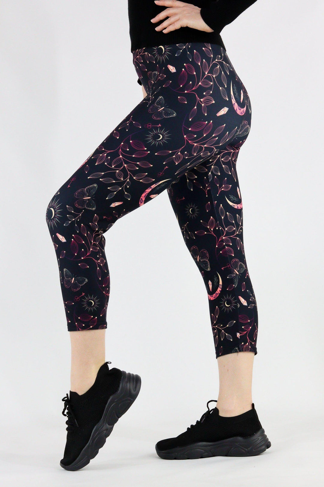 Mystical Fortunes - Casual Capri Leggings Casual Capri Leggings Pawlie   