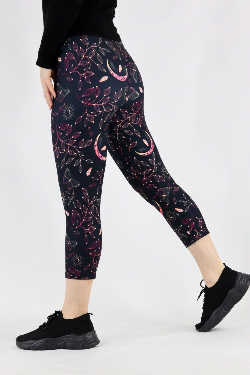Mystical Fortunes - Casual Capri Leggings Casual Capri Leggings Pawlie   